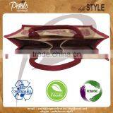 PP Laminated Three Bottle Jute Wine Bag thumbnail-4