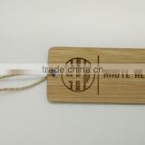 engraved bamboo tag