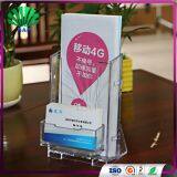 Portable Name Card Holder Acrylic Brochure Holder Acrylic Sign Holder