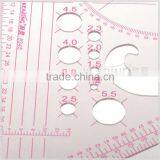Kearing Triangel Plastic Scale Ruler, 1/3 &1/4 &1/5 Sanwich Line Scale for Fashion Design, Scale Ruler for Sewing Market #8345 thumbnail-4