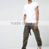 2016 High Quality Custom Logo Short Sleeve Crew Neck White Men's 100% Cotton 180gsm Anti Shrink Fixed Cuffs Casual Blank T-Shirt thumbnail-4