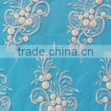 Attractive African Beaded Lace Dress Fabric for Wedding Dress 2017 thumbnail-1