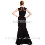 New V Neck Spaghetti Strap Online Univision Boutique Sequin Fabric Long Mermaid Evening Dress thumbnail-6