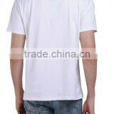 Custom Cotton Men White T-shirt Wholesale thumbnail-3