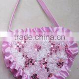 Fashion Lace Quilt Hearted BOW Flower Little Girl Bag thumbnail-6