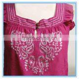 Ladies New Design Fashion Cotton Top Cutting From Bangkok Ethnic Style thumbnail-3