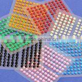 3d Custom Radiant DIY Acrylic Rhinestone Stickers Mobile Phone Crystal Case Self Adhesive Rhinestone Crystal Sticker thumbnail-2