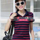 Hot Sale Top Fashion Design Professional Factory Jiangxi China Customized Polo T-shirts Ladies thumbnail-4