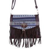 China Vintage Tassel Messenger Crossbody Bag for Women thumbnail-5