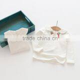 S60622B 2017 New Autumn Girls Cotton Doll Collar Shirts Girl Children Animal Priting Long Sleeve T-shirts thumbnail-3