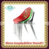 2015 Hot Well Sold Cheap Malaysia Flower Outdoor Plastic Chair thumbnail-5