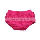2017 Hot Sale Lovely Baby Girl Underwear Wholesale Ruffle Diaper Covers Girl Ruffle Shorts thumbnail-4