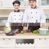 Juqian 2016 Custom Fashion Design Hotel Workwear White Executive Chef Uniform thumbnail-5