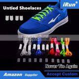 Hot Selling Flexible No-Tie Flat High Quality Easy to Untie Shoe Lace - Green Simple Tied Shoelaces for Son and Daughter thumbnail-1