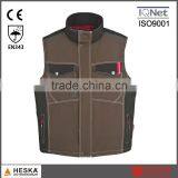 Mens Winter Padded Bodywarmer Designer Waistcoat and Safety Vest thumbnail-2