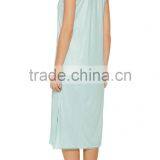 High Quality Silk Made Sexy One Piece Nightdress With Lace Trims thumbnail-3