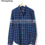 Wholesale Cheap Price High Quality Man Fashion Plaid Shirt 2016 China Manufacturers thumbnail-4