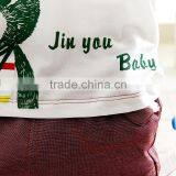 Wholesale Summer Cotton Printing Girls Cheap Newborn Baby Clothing Set thumbnail-4