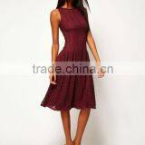 Midi Dress In Crochet Lace thumbnail-1