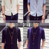 7 Minutes of Sleeve Shirt Linen Men With Short Sleeves thumbnail-3