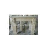 Travertine Fireplace