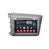 Honda 2012 Civic Left Side Navigation System Android OS DVD Player Dual Zone BT TV IPod