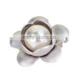 High Quality Rhinestone Brooches Matte Gold Silver Flower Brooch Pins Unique Fashion Jewelry For Wedding Dress thumbnail-2