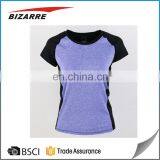 Women Short Sleeve Plain Fitted t Shirts Dry Fit thumbnail-3