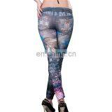 Newest Fashion Wholesale Women Pattern Jeppinges Pants thumbnail-2
