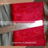 Wholesale Animal Fur Plate , 100% Real Dyed Mink Fur Plate thumbnail-6