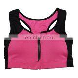 5 Color Zipper High Quality Custom Sublimation Professional Sports Bra#804 thumbnail-6