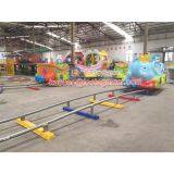 Zhongshan Amusement Park Children Rail Train 8 Seat Elephant Train, Electric Train, Earn Money, Kiddie Rides thumbnail-5