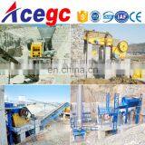 Rock stone gold mining crushing and processing plant,gold separating plant machine