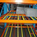 Using  Steel Roller Rail System Roller Racking System Carton Flow Racking Systems