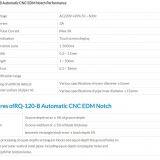 RQ-120-B Автоматическая ЧПУ электроэрозионная фрезеровка выемок
