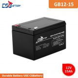 Csbattery 12V15ah Rechargeable AGM Battery for RV/Marine/UPS/Solar/Security/Fire/Golf-Car