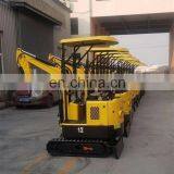 Walk Behind Mini Excavator 1.0 Ton Mini Excavator With Track Extension Chinese Mini Excavator for Sale thumbnail-4