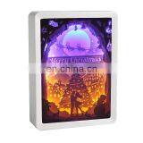 Led Papercut Paper Carving Night Light DIY Handmade 3D Paper Sculpture Lamp Creative Bedroom Decor Christmas thumbnail-3