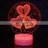 Wholesale ABS 7 Color Changing Touch Control 3D LED Lamp Base For Acrylic Plate thumbnail-7