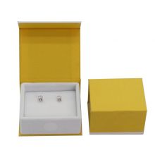 Texture Paper Jewelry Box for Ring and Necklaces With Custom Logo Price thumbnail-1