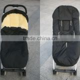Winter Baby Sheepskin fur sleeping bag for stroller