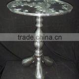 Aluminum Tea Coffee Table With Silverish Finish thumbnail-2