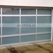 Aluminum Golf Car Garage Door Car Parking Clear Glass Sectional Door thumbnail-3