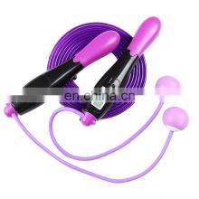 Counter Skipping Rope Women Fitness Equipment Indoor Outdoor Gym Weighted Digital Adjustable Skipping Rope with Ball Bearings
