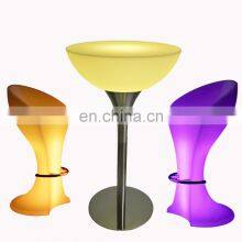 Portable Wireless Rechargeable Outdoor Led Light Bar Cocktail Mobile Portable Lighted Mini Bar Counter Design Led Bar Table