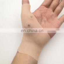 Rubber Silicone Wrist Support Brace Thumb Hole for Hand MagneticTherapy Arthritis Compress Pain Relief Gloves thumbnail-4