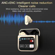 Newest TWS Wireless Earbuds ANC Touch Screen Digital Battery Indicator JL Chipset Noise Cancelling Headset for Gaming thumbnail-3