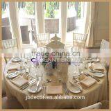 SQN#47 High Quality Wedding Party Cream Beige Sequin Restaurant Table Cloth thumbnail-1