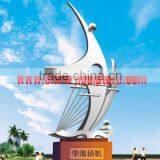 2016 New Urban Modern Sculpture High Quality Fashion Stainless Steel Sculpture thumbnail-1