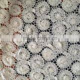 Whole Sale High Quality Embroidery Lace Accessory 100% Cotton Lace Fabric for Garment thumbnail-3
